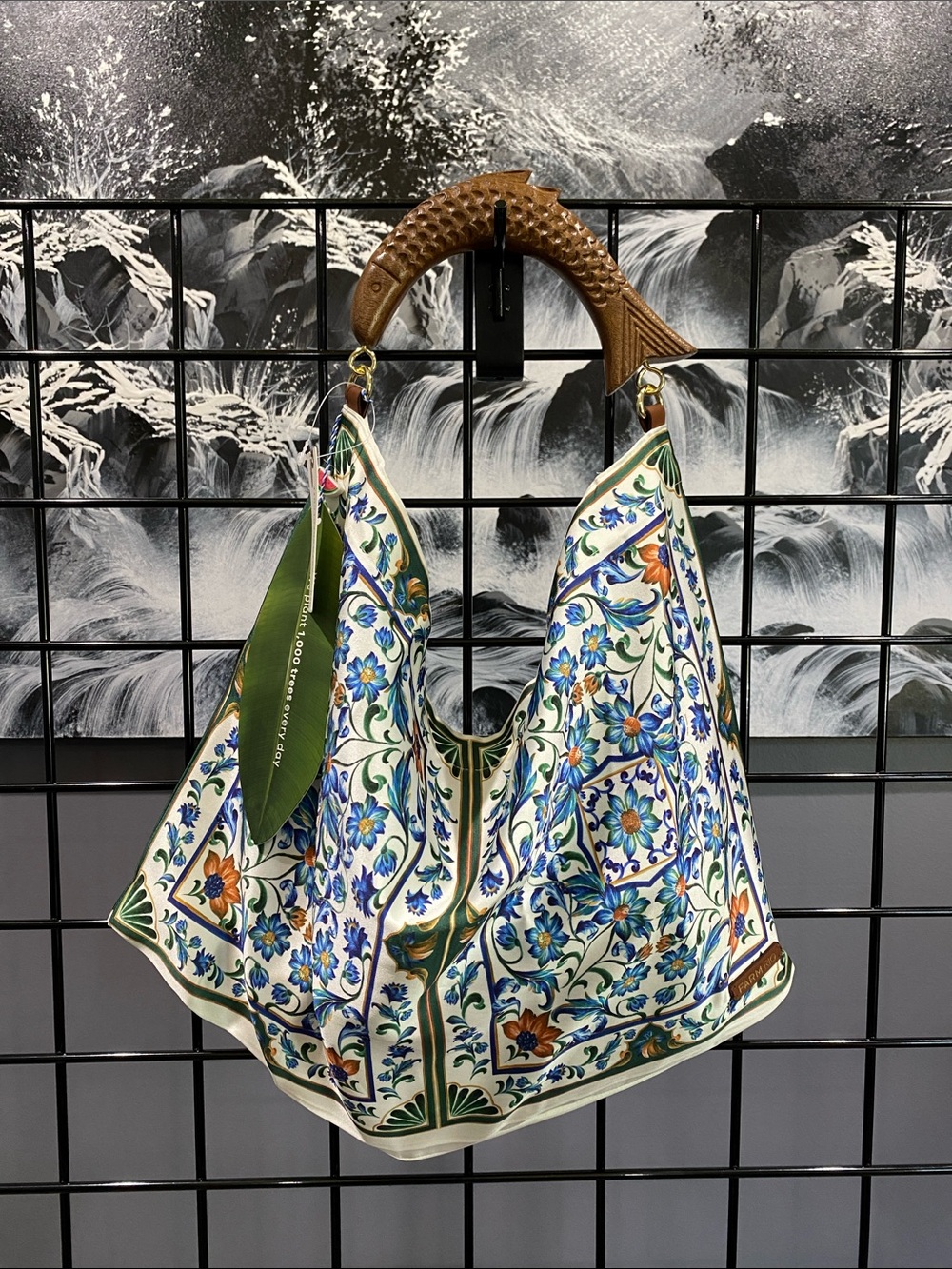 Farm Rio satin scarf bag - Picture 4 of 9